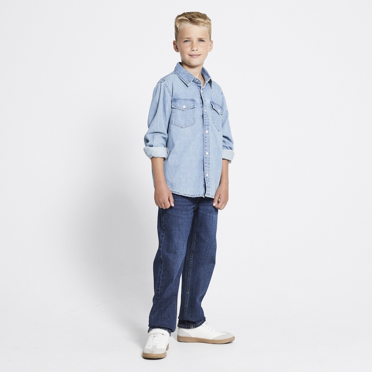Denim shirt "Clint star" Light used